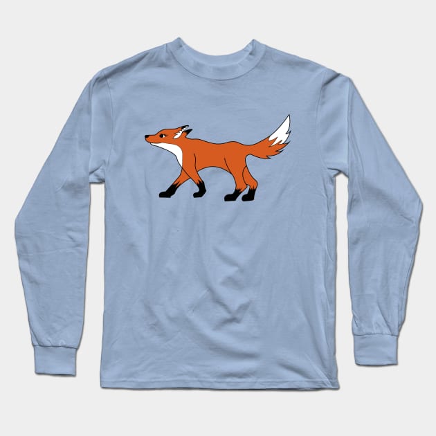 Cute Baby Fox Long Sleeve T-Shirt by PatrioTEEism